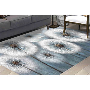 Alfombra Dandelion: Alfombra Antideslizante Impresa en 3D, Alfombra Delgada No Tejida - Product Image 2