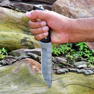 Manche en corne de buffle fait à la main en acier de damas, couteau de chasse Buchcraft, taille confortable, couteau le plus vendu S25 - Product Image 4