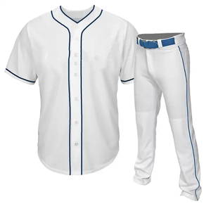 Alta calidad logotipo personalizado béisbol Softball Jersey Set nuevo diseño equipo desgaste al por mayor precio barato impreso ropa deportiva Top camisas - Product Image 2