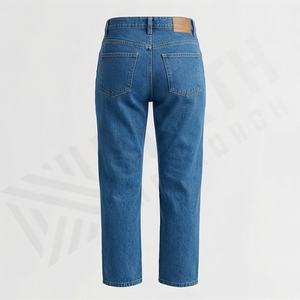 Oversized <b>Women's</b> <b>Jean</b> Denim Jackets OEM Button-Up Casual Outwear Fashionable Long Sleeve Coat Ladies Wholesale Streetwear - Product Image 2