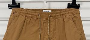 Pantalon cargo décontracté pour homme Short tissé à la mode de coupe régulière 100% coton avec logo à la taille Fabriqué en BD - Product Image 2