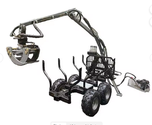 Remolque para Troncos de Madera con Grúa Cargadora - Product Image 2