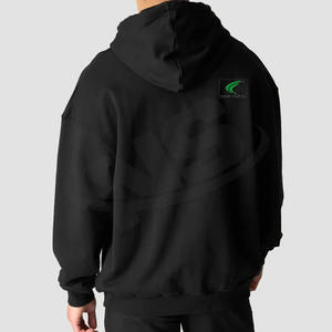 Dernières bases coton mélangé logo personnalisé hommes sweats à capuche bouffant imprimé respirant séchage rapide pull entraînement sweats à capuche tenue décontracté - Product Image 5