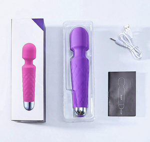Hochwertiger 20-Frequenz-Ritter-Vibrator AV-<span class=keywords><strong>Stick</strong></span> <span class=keywords><strong>USB</strong></span>-Aufladbar 100% Wasserdichter Silikon-Massagestab Weibliches Erwachsenen-Sexspielzeug - Product Image 2