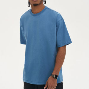 T-shirts polo pour hommes lourds T-shirt de golf Streetwear avec logo personnalisé vierge - Product Image 2