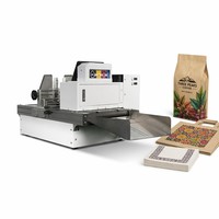 Impresora digital de inyección de tinta de una sola pasada para cajas de pizza, bolsas de café, vasos de papel, máquina de embalaje de diseño personalizado con retorno de la inversión rápido