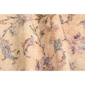 Turkish Rug 2.1x4.9 ft Small Rug <b>Brown</b> Southwestern <b>Wool</b> Eco-Friendly Patchwork Latex Backing Medium Pile Vintage Rug - Product Image 5