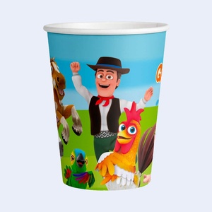 Gobelets jetables Zenon's Farm, 8 pièces, gobelets de fête pour enfants, thème ferme - Product Image 1