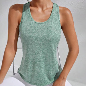 Wholesale <b>Womens</b> Activewear <b>Vest</b> Custom Fitness Tank <b>Top</b> - Product Image 1