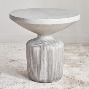 Conception incurvée élégante de Tableau de tambour en métal avec l'idéal durable lisse de meubles de finition argentée pour la table d'appoint ou l'affichage de Table basse - Product Image 5