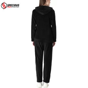 Vêtements de sport légers et respirants pour femmes, en gros, confortables, avec cordon de serrage, en vrac, écologiques, à capuche - Product Image 2