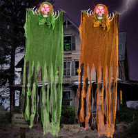 Décoration de sorcière pneumatique grandeur nature, effet de saut animé effrayant, jouet effrayant, prix d'usine, nouveauté très demandée pour maisons hantées adultes