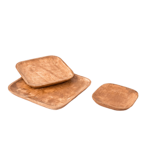 Angular Shape Wooden Serving Tray Metal Handles Food Safe Wooden <b>Kitchenware</b> Tray for Home Hotel & Restaurant Factory Price - Product Image 6