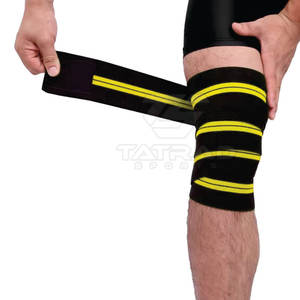 Offre Spéciale – Genouillères en Néoprène Élastiques et Ajustables, Fermeture à Lacets/Boucle, pour la Musculation et la Protection Professionnelle - Product Image 4