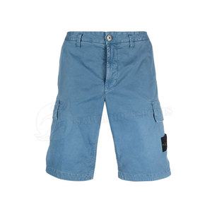 Pantalones Cortos Cargo Casuales de Verano para Hombre, 100% Algodón, Sólidos, con Múltiples Bolsillos, de Secado Rápido y Transpirables - Product Image 1