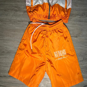 Survêtements en nylon réversibles de la meilleure qualité ensemble coupe-vent grande taille et respirants à bas prix survêtements grande taille - Product Image 3