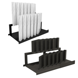 Soporte de escritorio de granito de calidad superior emparejado con estante de mesa de cuarzo y sistema de exhibición de mesa de metal - Product Image 1