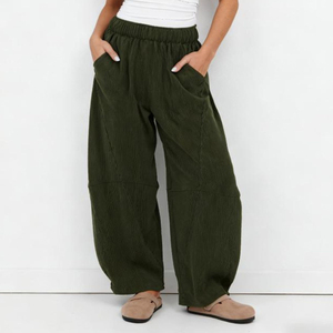 Pantalones Deportivos Holgados con Logotipo Personalizado para Mujer, Diseño Nuevo 2026, Pantalones Deportivos Holgados Casuales para Mujer - Product Image 4