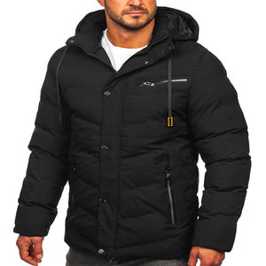 Parkas pour hommes résistantes à la chaleur 2026, en toile imperméable avec capuche, en vente, designs personnalisés, impression, broderie, service OEM - Product Image 6