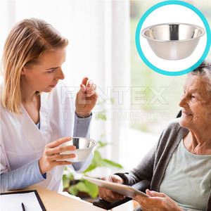 Bols médicaux en acier inoxydable pour usage manuel pour éponges, pansements, liquides - Product Image 5