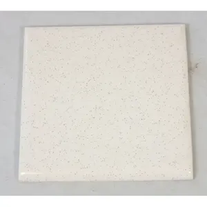 New American Olean 4-1/4 \ "Azulejo Bullnose de cerámica Patrón de sal y pimienta moteado blanco - Product Image 1