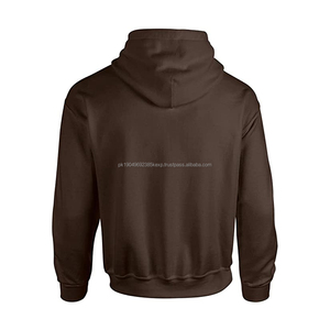 Sweat à capuche oversize en coton pour homme avec poche avant personnalisée, motif imprimé, vêtement de sport en molleton pour l'hiver - Product Image 3