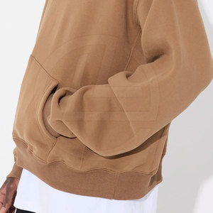 Sweat à capuche surdimensionné de haute qualité pour hommes col à capuche en coton mélangé décontracté pour la saison hivernale - Product Image 6