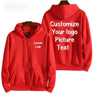 Personalizado impreso hombres mujeres largo Sve con capucha Plover suelta Casual moda sudaderas con serigrafía estilo de calle - Product Image 6