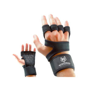 Guantes de entrenamiento de protección de palma completa con absorción de impactos para entrenamiento físico Guantes de entrenamiento de muñequera ajustables - Product Image 1