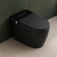 Toilette intelligente hygiénique avec buse autonettoyante et siège antibactérien pour salle de bain moderne