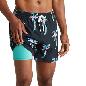 Best Quality Breathable Material <b>Men</b> Swim <b>Trunks</b> Summer Elastic Drawstring Waist <b>Men</b> Swim <b>Trunks</b> with Custom logo and Size - Product Image 3
