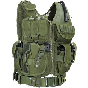 Chaleco Táctico Corto Cómodo al por Mayor, Cierre de Cremallera, Resistente al Viento e Impermeable, Equipo de Protección para Exteriores - Product Image 2