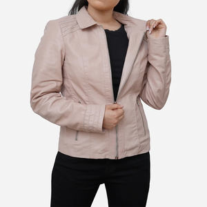 Chaqueta de cuero genuino para mujer al aire libre, ropa informal de manga larga, chaqueta de cuero para mujer más vendida, chaquetas de precio barato - Product Image 3
