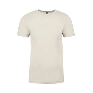 T-shirts unis à col rond pour hommes en gros, personnalisation OEM/ODM, impression sur mesure, t-shirts vierges à logo personnalisé pour hommes - Product Image 6
