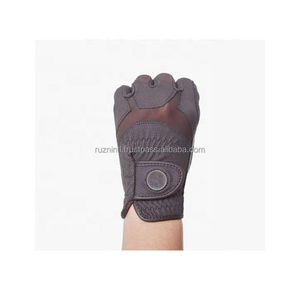 Gants d'équitation pour chevaux, en cuir/PU, pour l'hiver, à doigts entiers, fermeture à boucle, flexibles, antidérapants, pour l'extérieur, neufs - Product Image 6