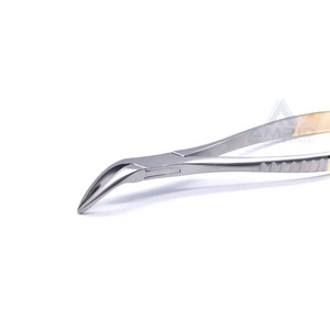 Pinzas de acero inoxidable con mango dorado reutilizables de primera calidad para extracción dental Instrumento quirúrgico anterior Superior dentado - Product Image 5