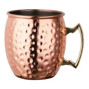Tazas de cobre Moscow Mule de 16 Oz de alta calidad Nueva apariencia a precio razonable por Ifkaa Exports PVT. LTD para regalos de empresa - Product Image 3