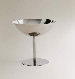 Tazón de Chocolate de Metal Resistente Plateado con Base Robusta y Borde Elegante, Ideal para Organizar Eventos o Decorar Mesas de Recepción - Product Image 1