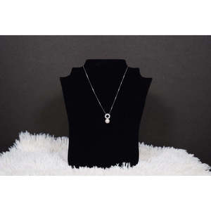 SILVERINGS Emily Collar de perlas de plata de ley 925, accesorio elegante y lujoso - Product Image 1