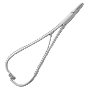 Porte-aiguille Mathieu 170 mm en acier inoxydable, porte-aiguilles dentaires manuels de haute qualité, certifiés CE - Product Image 1