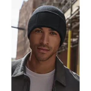 Sustainable Promotional Beanie with Recycled Original Patch Eco-Friendly <b>Hats</b> & Caps - Product Image 3