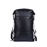 Venta al por mayor de alta calidad mochila impermeable senderismo duradero PVC mochila impermeable con bolsillo con cremallera para senderismo