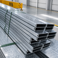Plancher en acier galvanisé non bétonné, structure composite pour projet de plateforme de deuxième étage d'un centre logistique