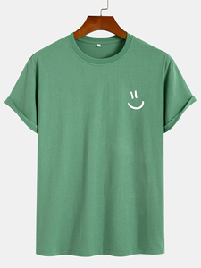Nouveau design, qualité de luxe, 100% coton, coupe classique, légèrement tombante aux épaules, t-shirt homme uni respirant et écologique - Product Image 5