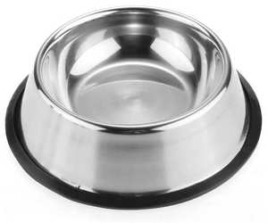 Cuenco de alimentación para perros de acero inoxidable ecológico de alta calidad con base de goma Última colección a precio razonable - Product Image 3