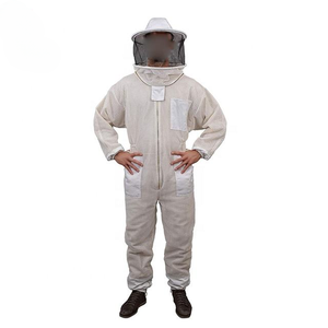 Traje protector de apicultura de alta calidad, ropa de trabajo ventilada duradera con velo de esgrima con capucha para apicultores y uso en colmenas - Product Image 4
