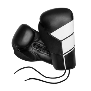 Guantes de boxeo de alta calidad para hombres Guantes de boxeo de entrenamiento con relleno de muñeca personalizado de cuero Premium - Product Image 2