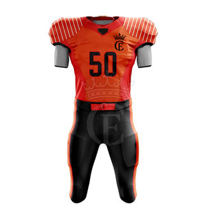 ชุดเครื่องแบบอเมริกันฟุตบอลชุดตาข่ายแขนสั้นพิมพ์ลายแบบสั่งตัดขนาดพิเศษ - Product Image 1
