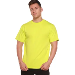Custom Print Logo Men'S Bamboo Spandex / Organic Cotton Short Sleeve T-Shirt Unisex T shirt 300 Gsm Oversized Tshirt For For Men