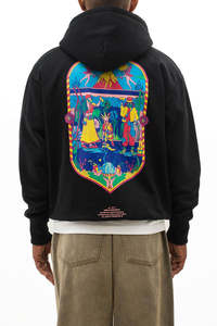 เสื้อฮู้ดดี้ผ้าฝ้ายใหม่ปี 2024 สำหรับผู้ชาย 350gsm คุณภาพสูง ผ้าฝ้าย 100% มีกระเป๋าหน้า แบบยูนิเซ็กซ์ พิมพ์ลาย แขนยาว ขายส่งจำนวนมาก - Product Image 4